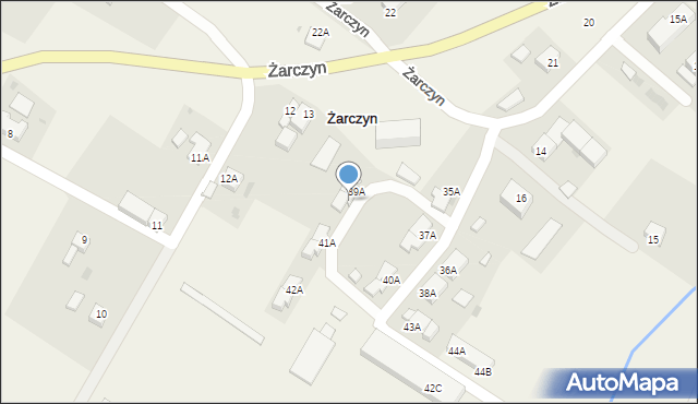 Żarczyn, Żarczyn, 39B, mapa Żarczyn