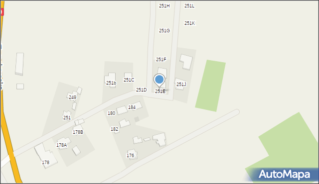 Zarębki, Zarębki, 251E, mapa Zarębki