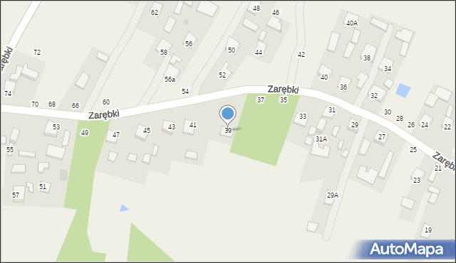 Zarębki, Zarębki, 39, mapa Zarębki