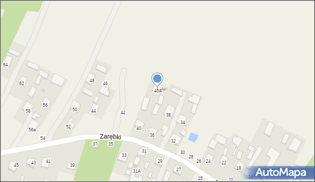 Zarębki, Zarębki, 40A, mapa Zarębki