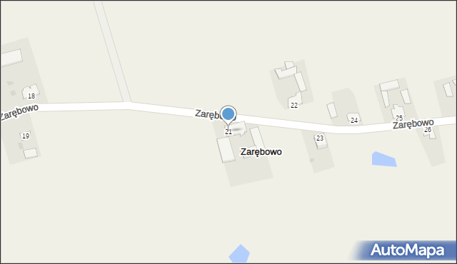 Zarębowo, Zarębowo, 21, mapa Zarębowo