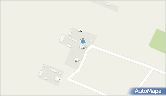 Zaręby, Zaręby, 143, mapa Zaręby