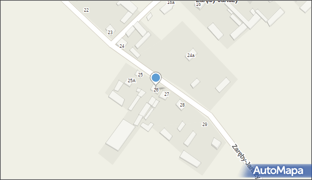 Zaręby-Jartuzy, Zaręby-Jartuzy, 26, mapa Zaręby-Jartuzy