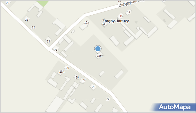 Zaręby-Jartuzy, Zaręby-Jartuzy, 31, mapa Zaręby-Jartuzy