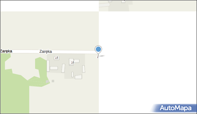 Zaręka, Zaręka, 17, mapa Zaręka