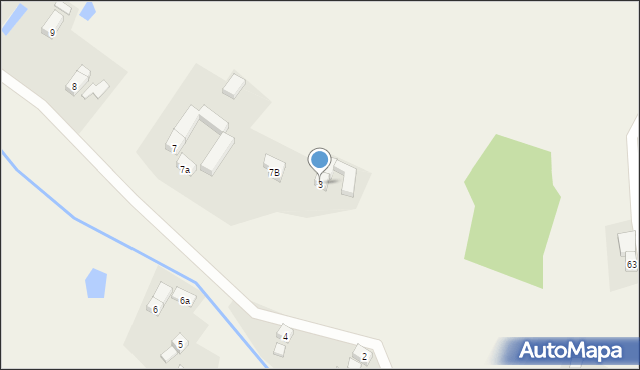 Żarki Średnie, Żarki Średnie, 3, mapa Żarki Średnie