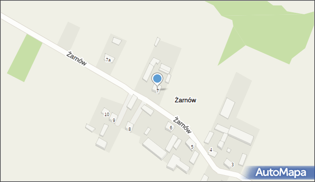 Żarnów, Żarnów, 7, mapa Żarnów