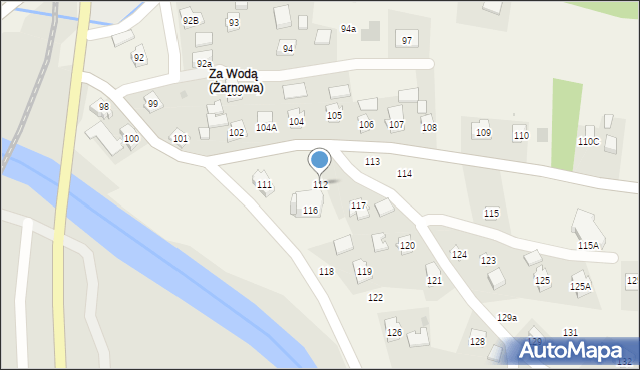 Żarnowa, Żarnowa, 112, mapa Żarnowa