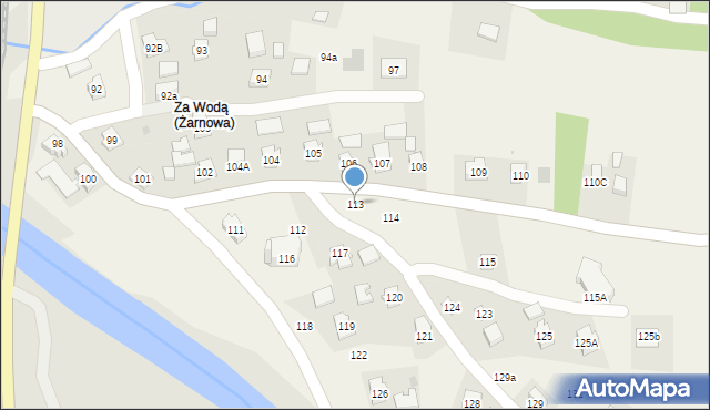 Żarnowa, Żarnowa, 113, mapa Żarnowa