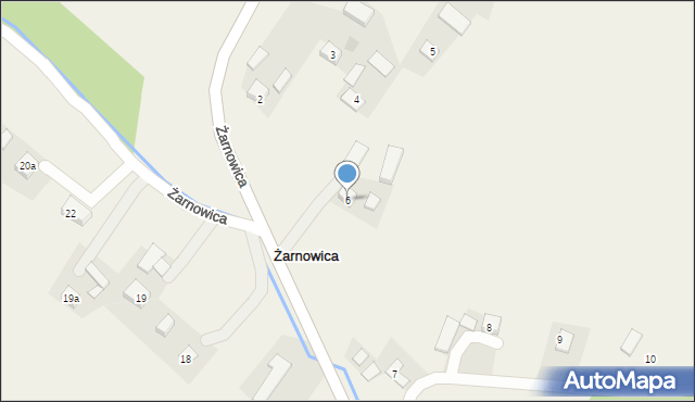 Żarnowica, Żarnowica, 6, mapa Żarnowica