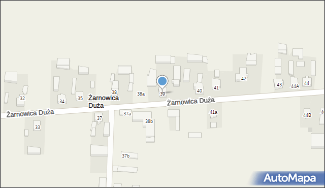 Żarnowica Duża, Żarnowica Duża, 39, mapa Żarnowica Duża