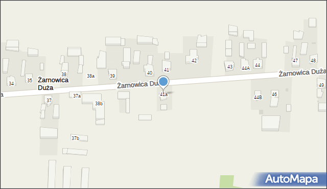 Żarnowica Duża, Żarnowica Duża, 41a, mapa Żarnowica Duża