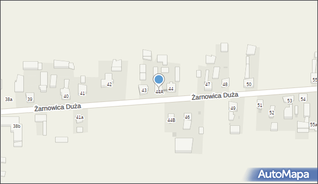 Żarnowica Duża, Żarnowica Duża, 44A, mapa Żarnowica Duża