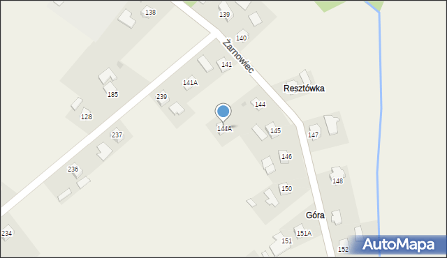 Żarnowiec, Żarnowiec, 144A, mapa Żarnowiec