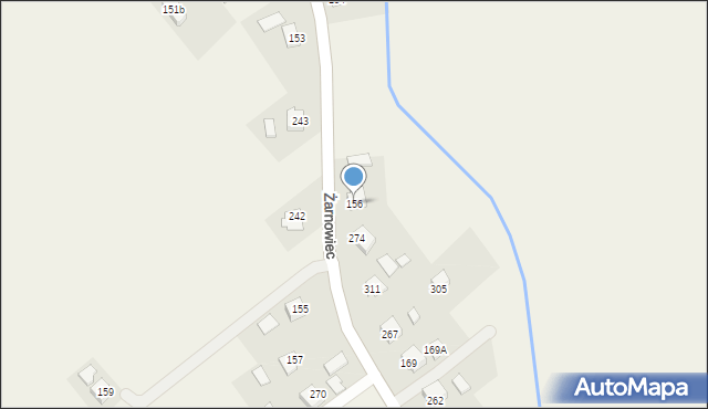 Żarnowiec, Żarnowiec, 156, mapa Żarnowiec