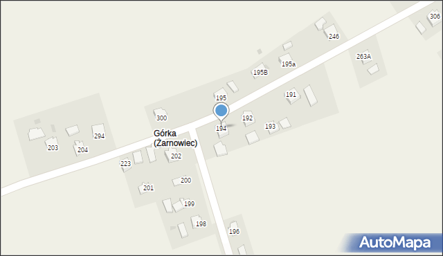 Żarnowiec, Żarnowiec, 194, mapa Żarnowiec