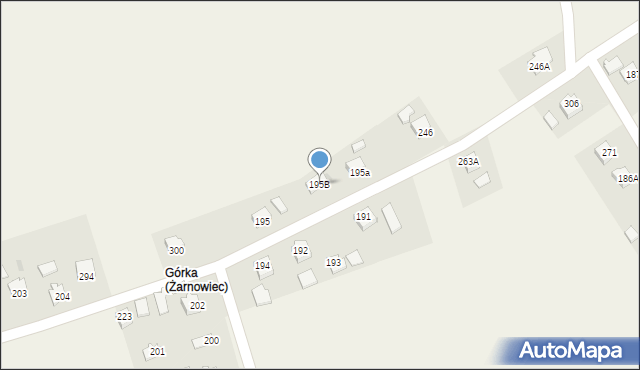 Żarnowiec, Żarnowiec, 195B, mapa Żarnowiec