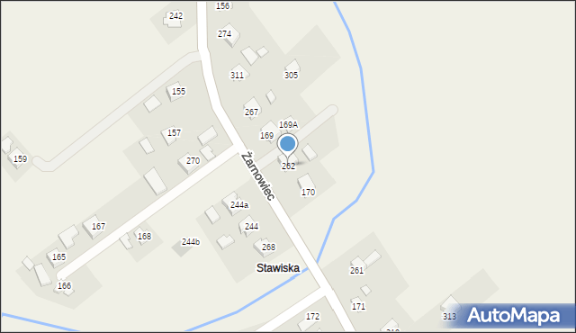 Żarnowiec, Żarnowiec, 262, mapa Żarnowiec