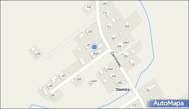 Żarnowiec, Żarnowiec, 270, mapa Żarnowiec