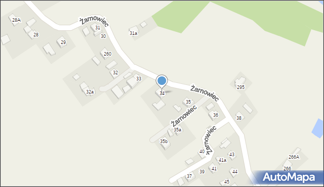 Żarnowiec, Żarnowiec, 34, mapa Żarnowiec