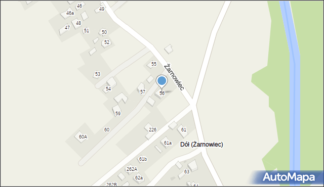 Żarnowiec, Żarnowiec, 56, mapa Żarnowiec