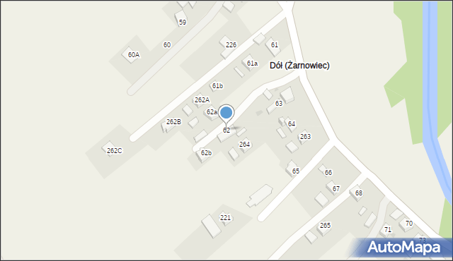 Żarnowiec, Żarnowiec, 62, mapa Żarnowiec