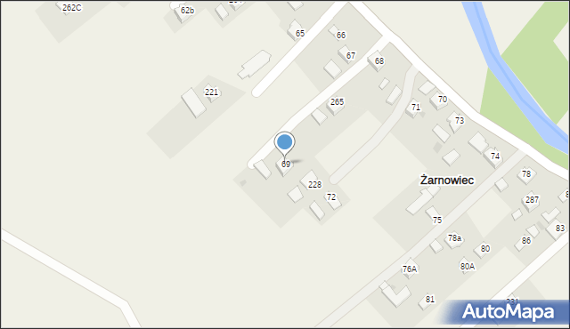 Żarnowiec, Żarnowiec, 69, mapa Żarnowiec