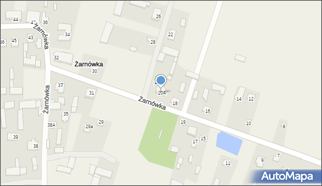 Żarnówka, Żarnówka, 20A, mapa Żarnówka