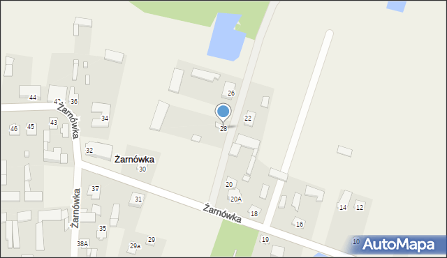 Żarnówka, Żarnówka, 28, mapa Żarnówka