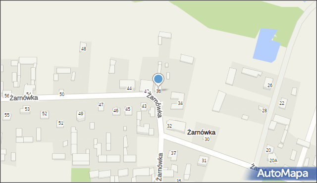 Żarnówka, Żarnówka, 36, mapa Żarnówka