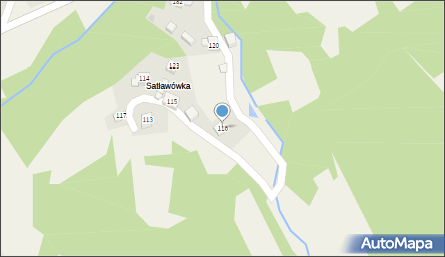 Żarnówka, Żarnówka, 116, mapa Żarnówka