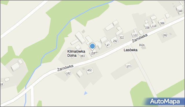 Żarnówka, Żarnówka, 118, mapa Żarnówka