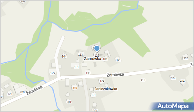 Żarnówka, Żarnówka, 125, mapa Żarnówka