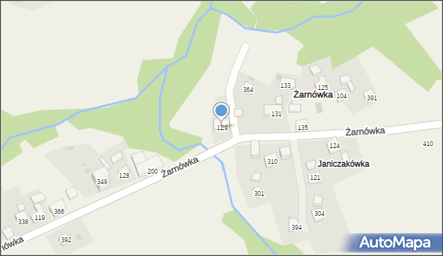 Żarnówka, Żarnówka, 129, mapa Żarnówka