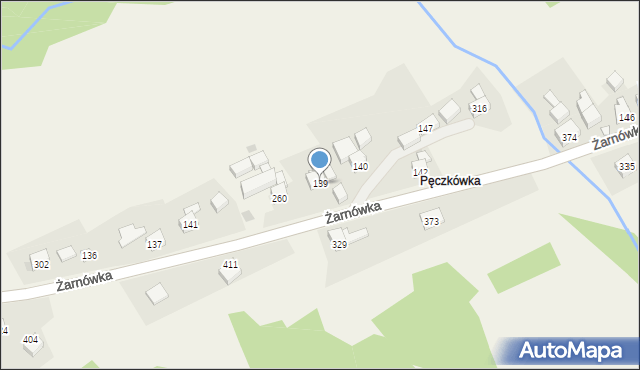 Żarnówka, Żarnówka, 139, mapa Żarnówka