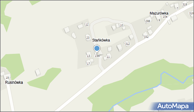 Żarnówka, Żarnówka, 13A, mapa Żarnówka