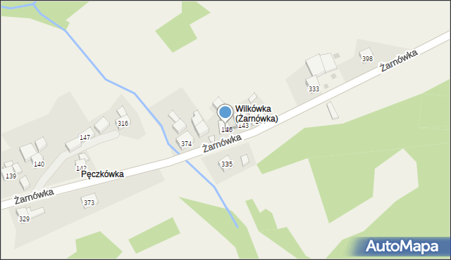 Żarnówka, Żarnówka, 146, mapa Żarnówka