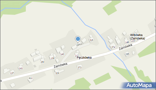 Żarnówka, Żarnówka, 147, mapa Żarnówka