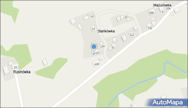 Żarnówka, Żarnówka, 17, mapa Żarnówka