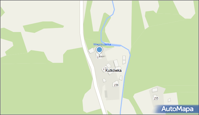 Żarnówka, Żarnówka, 177, mapa Żarnówka