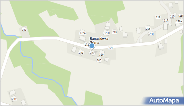 Żarnówka, Żarnówka, 223, mapa Żarnówka