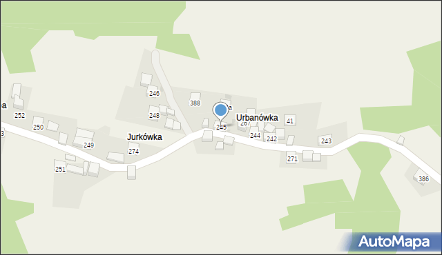 Żarnówka, Żarnówka, 245, mapa Żarnówka