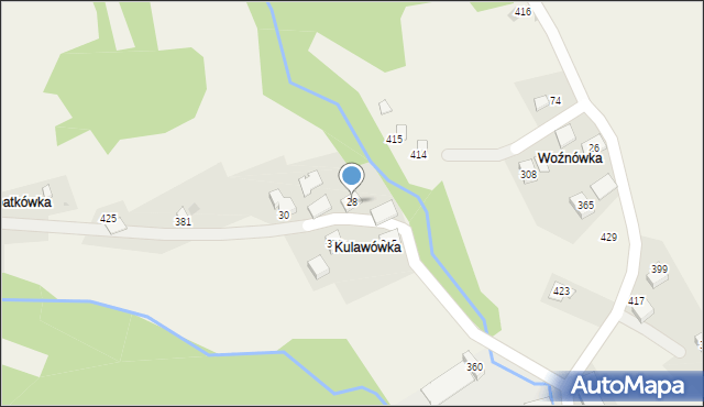 Żarnówka, Żarnówka, 28, mapa Żarnówka