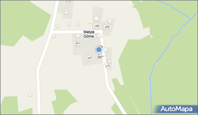 Żarnówka, Żarnówka, 286, mapa Żarnówka