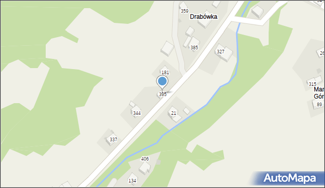 Żarnówka, Żarnówka, 395, mapa Żarnówka