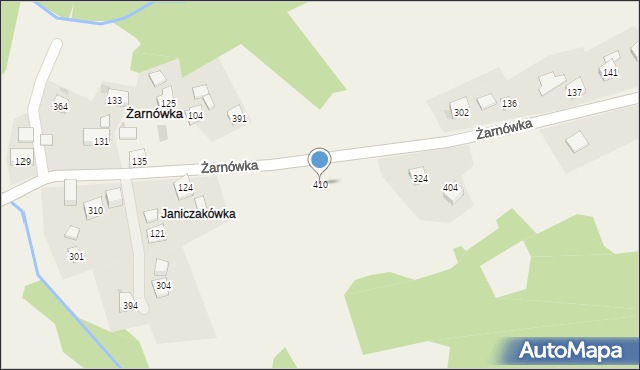 Żarnówka, Żarnówka, 410, mapa Żarnówka