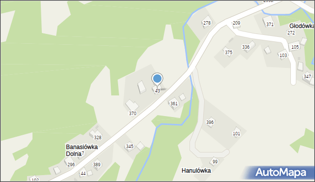 Żarnówka, Żarnówka, 43, mapa Żarnówka