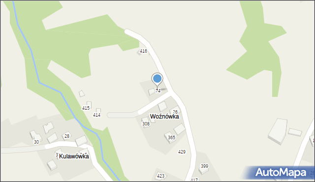 Żarnówka, Żarnówka, 74, mapa Żarnówka