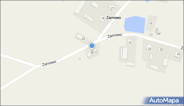 Żarnowo, Żarnowo, 23, mapa Żarnowo