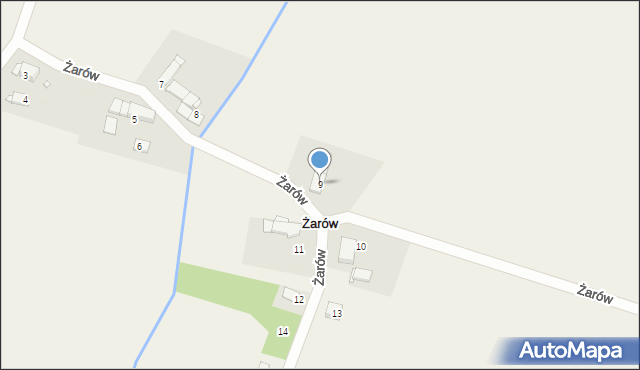 Żarów, Żarów, 9, mapa Żarów